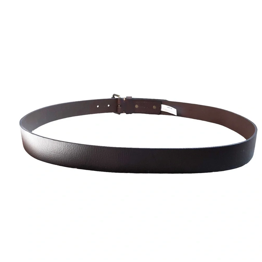 Land’s End Mens Casual Brown Leather Belt Size 42
